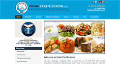 Desktop Screenshot of halalauthorityindia.com